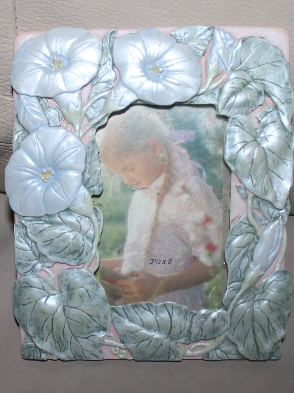 Morning Glory Ceramic picture Frame